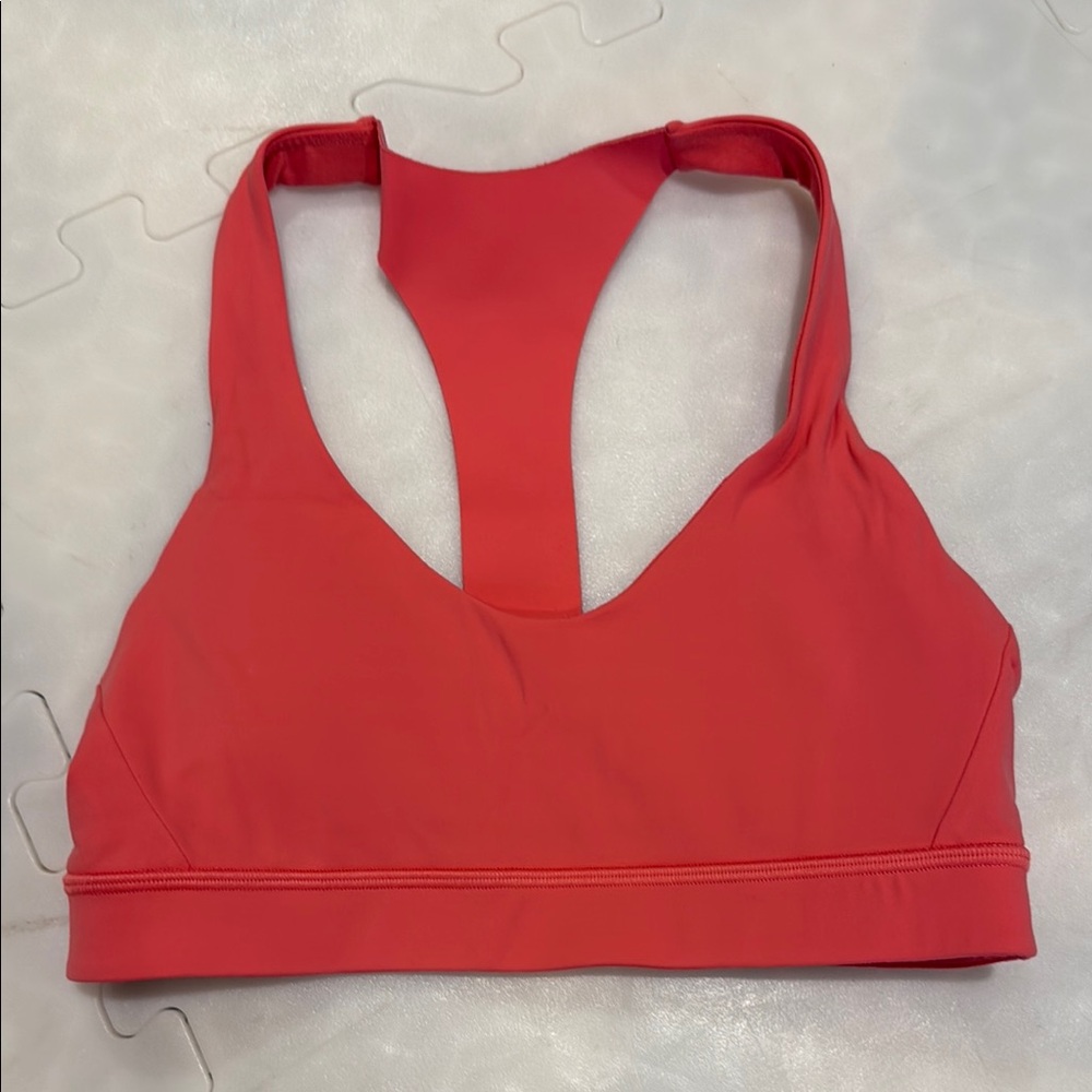 Lululemon Corral Pink Sports Bra